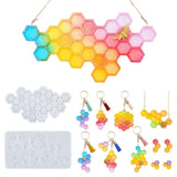 Honeycomb Door Ornaments Resin Casting Silicone Mold for DIY Crafts