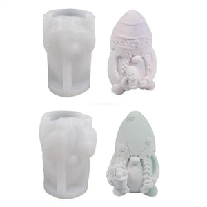 3D Gnome Silicone Mold for DIY Crafts and Soap Making