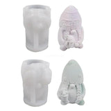 3D Gnome Silicone Mold for DIY Crafts and Soap Making