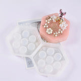 Hexagonal Dice Storage Box Mold for Trinket Holder Jewelry Storage