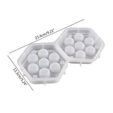 Hexagonal Dice Storage Box Mold for Trinket Holder Jewelry Storage