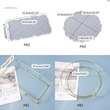Irregular Edge Fruit Plate Silicone Mold Round Rectangle Tray Resin DIY Art