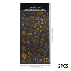 2 pcs Galaxy Hot Stamping Sticker Resin Set DIY Jewelry Making