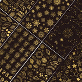 2 pcs Galaxy Hot Stamping Sticker Resin Set DIY Jewelry Making
