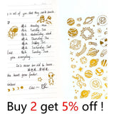 2 pcs Galaxy Hot Stamping Sticker Resin Set DIY Jewelry Making