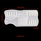 Texture Comb Silicone Mold for DIY Jewelry Making