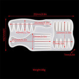 Texture Comb Silicone Mold for DIY Jewelry Making