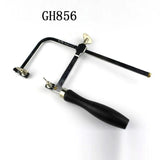 Adjustable Hand Saw Bow Wooden Handle Jewelry Wire Wood Working Saw Frame