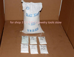 Glass Beads Media for Polish Machine Sandblasting Machine Rust Removal 1Lb