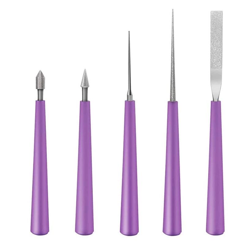 5PCS Diamond Tipped Bead Reamer Set For Beads