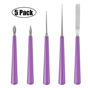 5PCS Diamond Tipped Bead Reamer Set For Beads