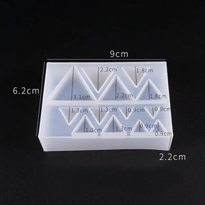 Square Round Triangle Silicone Mold DIY Jewelry Making Tool 