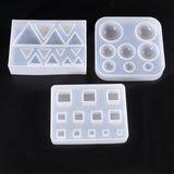 Square Round Triangle Silicone Mold DIY Jewelry Making Tool 