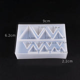 Square Round Triangle Silicone Mold DIY Jewelry Making Tool 