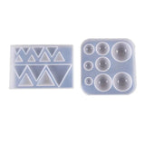 Square Round Triangle Silicone Mold DIY Jewelry Making Tool 