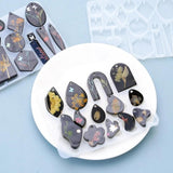 2Pcs Crystal Epoxy Mold Multiple Styles Silicone