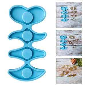 Silicone Mold for DIY Epoxy Resin Keychain Crafts