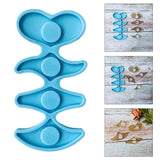 Silicone Mold for DIY Epoxy Resin Keychain Crafts