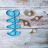 Silicone Mold for DIY Epoxy Resin Keychain Crafts