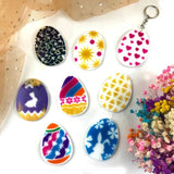 DIY Easter Egg Bunny Key Pendant Silicone Mold for Resin Casting