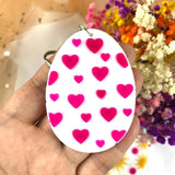 DIY Easter Egg Bunny Key Pendant Silicone Mold for Resin Casting