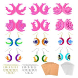 Bat Spider Skull Earring Silicone Mould with Hook