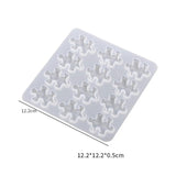 DIY Couple Gift Words Puzzles Ornaments Silicone Mold Present Keychain Pendants
