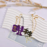 DIY Couple Gift Words Puzzles Ornaments Silicone Mold Present Keychain Pendants