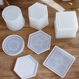 Silicone Flower Pot Epoxy Resin Mold for DIY Succulent Planter Vase
