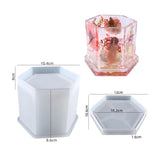 Silicone Flower Pot Epoxy Resin Mold for DIY Succulent Planter Vase