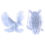 F19D 2Pcs Flying Eagle Owls Wall Ornament Molds DIY Wall Pendant