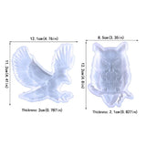 F19D 2Pcs Flying Eagle Owls Wall Ornament Molds DIY Wall Pendant