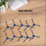 10Pcs Robot Vacuum Cleaner Edge Brush Replacement Accessories