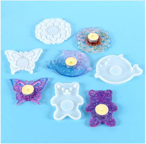 Silicone Mould Dried Flower Resin Decorative Craft DIY Coaster Epoxy Resin Molds