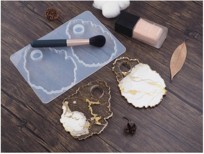 Silicone Mould Dried Flower Resin Decorative DIY Irregular tray mould