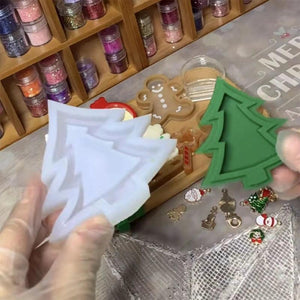 Silicone Molds Shaker Resin Epoxy Mold for DIY Pendant Jewelry Making