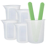 Silicone Measuring Cups Resin Mixing 150ml 100ml Dropship