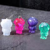 Dinosaur Silicone Mold for Keychain and Night Light Pendant