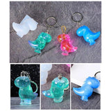Dinosaur Silicone Mold for Keychain and Night Light Pendant