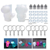 Dinosaur Silicone Mold for Keychain and Night Light Pendant