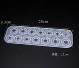 Circular Cut Surface Rings Mold Collection DIY Making Ring Jewelry Silicone Mold