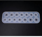 Circular Cut Surface Rings Mold Collection DIY Making Ring Jewelry Silicone Mold