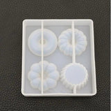 DIY Crystal Epoxy Mold Flower Donut Cake Mirror Plaster Jewelry Accessories