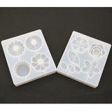 DIY Crystal Epoxy Mold Flower Donut Cake Mirror Plaster Jewelry Accessories