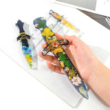 Crystal Epoxy Resin Mold Sword Cutter Pendant Silicone Mould