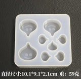Epoxy Glue Droplets Mirror Jewelry Silicone Mold
