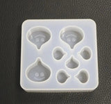 Epoxy Glue Droplets Mirror Jewelry Silicone Mold