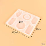 6 Shapes Silicone Casting Molds for DIY Resin Jewelry Making