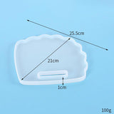 Dolphin Fan Silicone Casting Resin Molds For DIY Resin Tray Coaster Jewelry