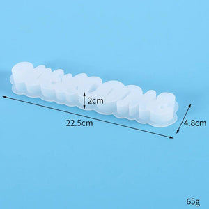 Silicone Casting Resin Molds for DIY Doorplate Jewelry Tools